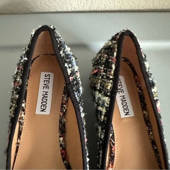 Steve Madden Cherish Women's Multicolored Tweed Pump Shoes Size 9.5 - Picture 3 of 9